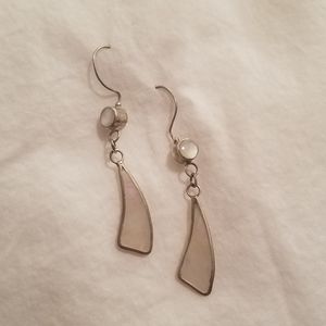 Mother of Pearl Sterling Silver Earrings